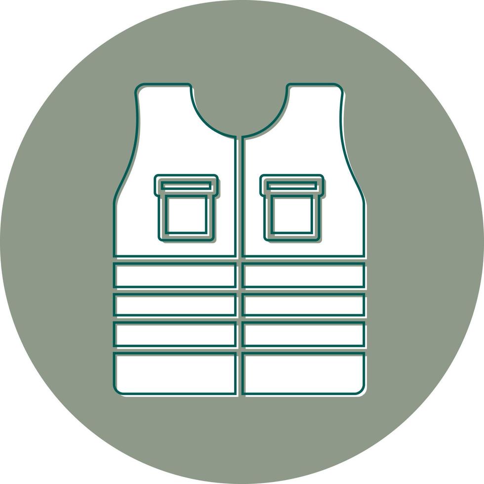 Sicherheit Jacke Vektor Symbol