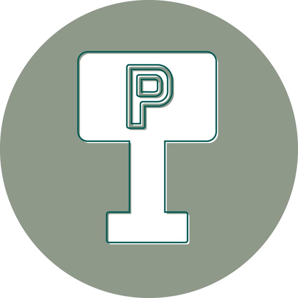 Parkschild-Vektorsymbol vektor