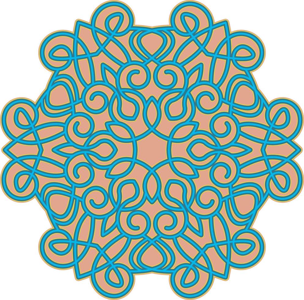 3d mandala flerskiktad skära fil svg vektor