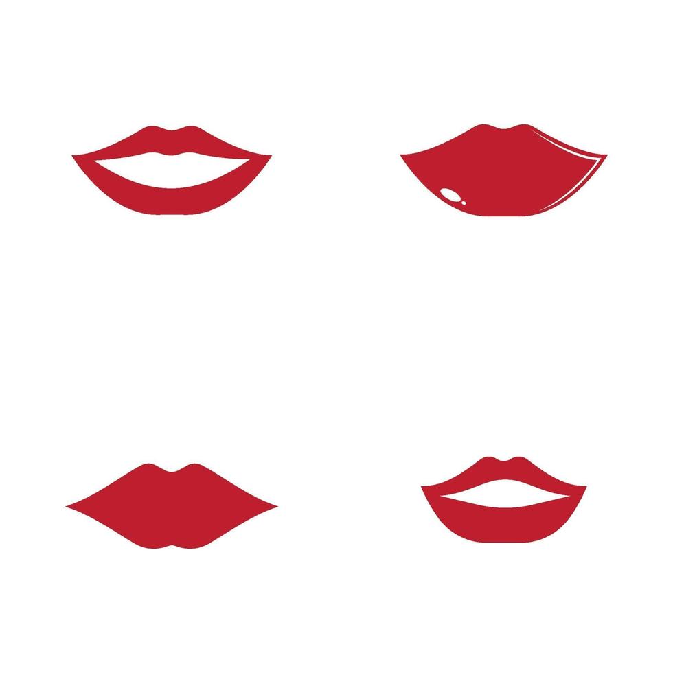 Frauen Lippen Logo Vektor