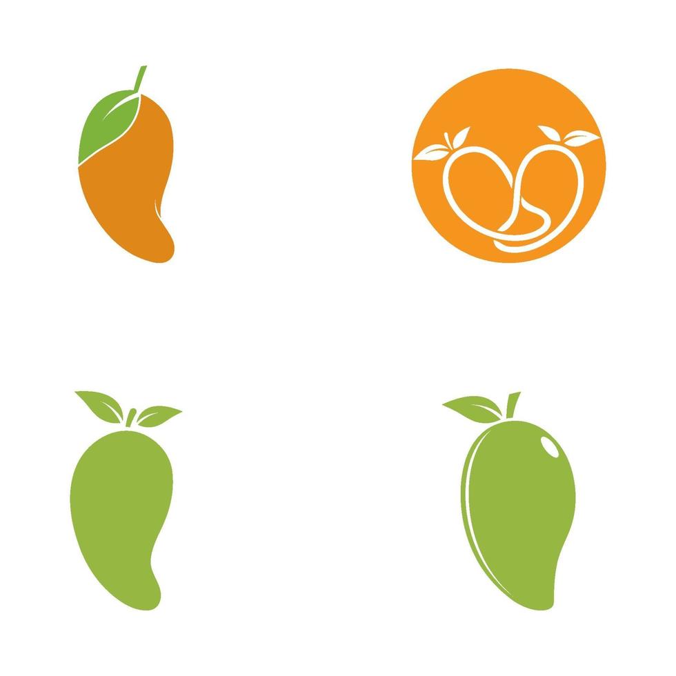 mango logotyp symbol ikon vektor