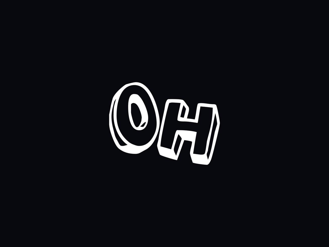 Alphabet Oh Logo Bild, Brief Oh Initiale Logo Vorlage vektor
