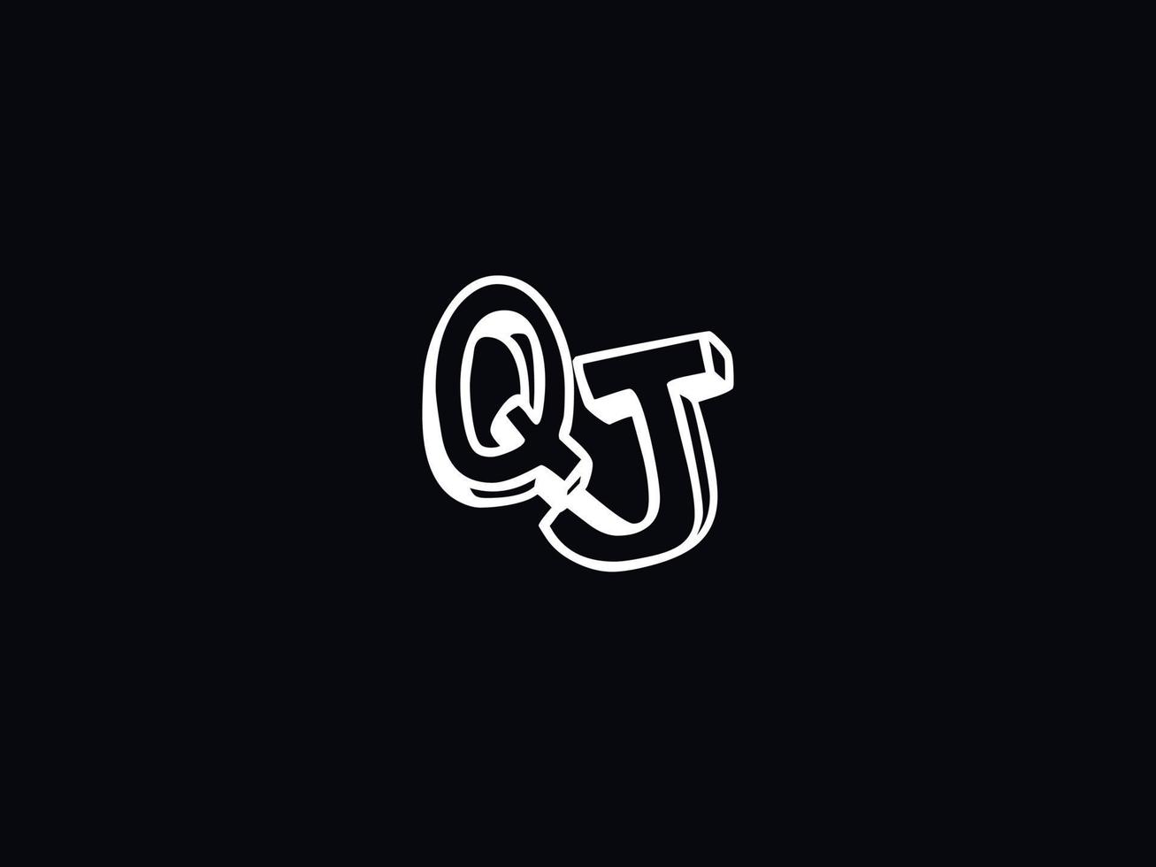 Prämie qj Brief Logo, einzigartig qj Logo Symbol Vektor Lager