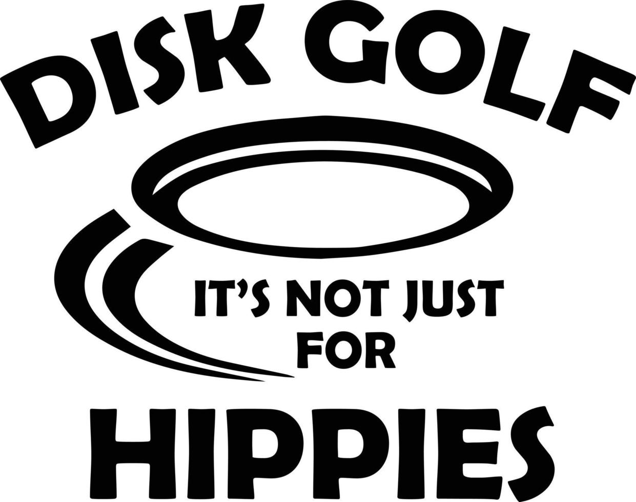 Platte Golf es ist nicht gerade zum Hippies. Rabatt Golf Zitat Design. vektor