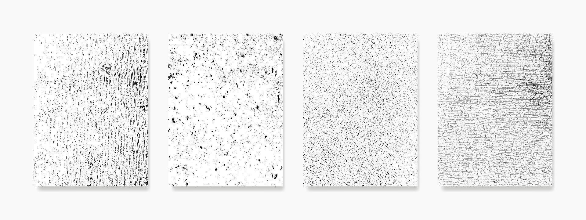 ge din väggar en naturlig och organisk se med detta uppsättning av svart kornig textur minimalistisk bakgrunder, terar texturerad geometrisk former. perfekt för skriva ut, omslag, tapet, minimal, och naturlig. vektor