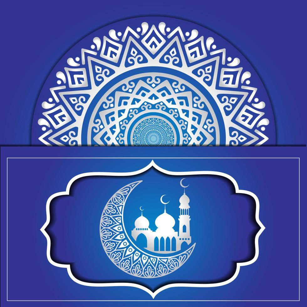 eid mubarak kalligrafi vektor design