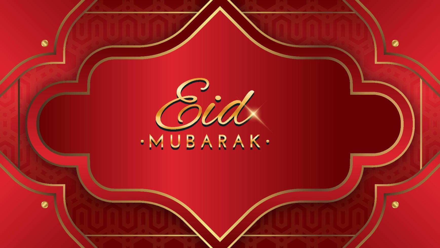 eid Mubarak Gruß Karte Vorlage elegant Design, islamisch Hintergrund mit Arabisch Kalligraphie vektor