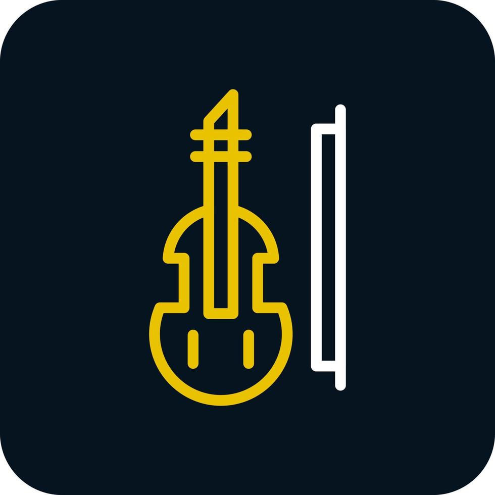 Violine-Vektor-Icon-Design vektor