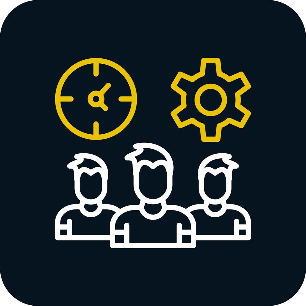 Teamwork-Vektor-Icon-Design vektor