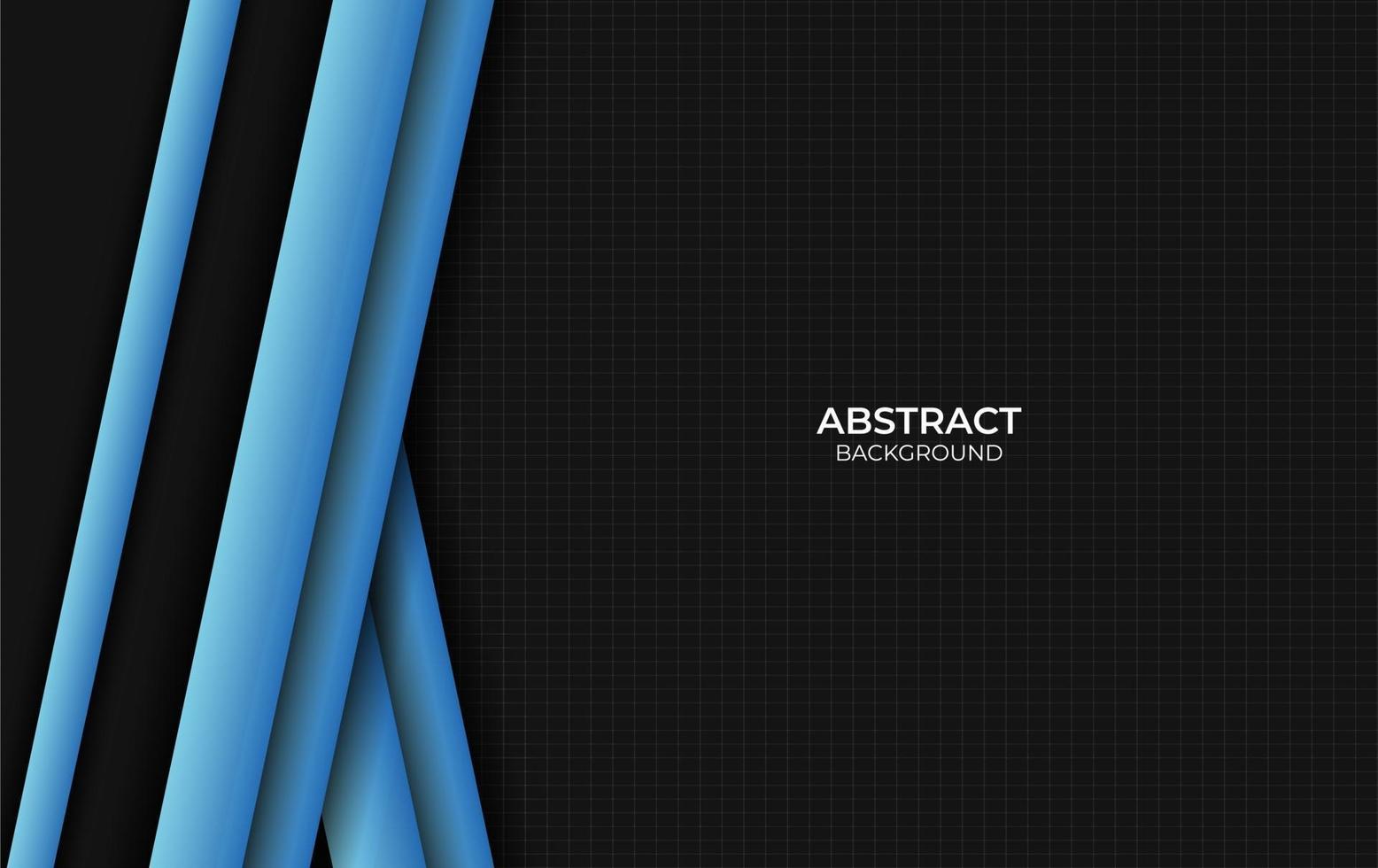 abstrakter Entwurf blauer und schwarzer Stilhintergrund vektor
