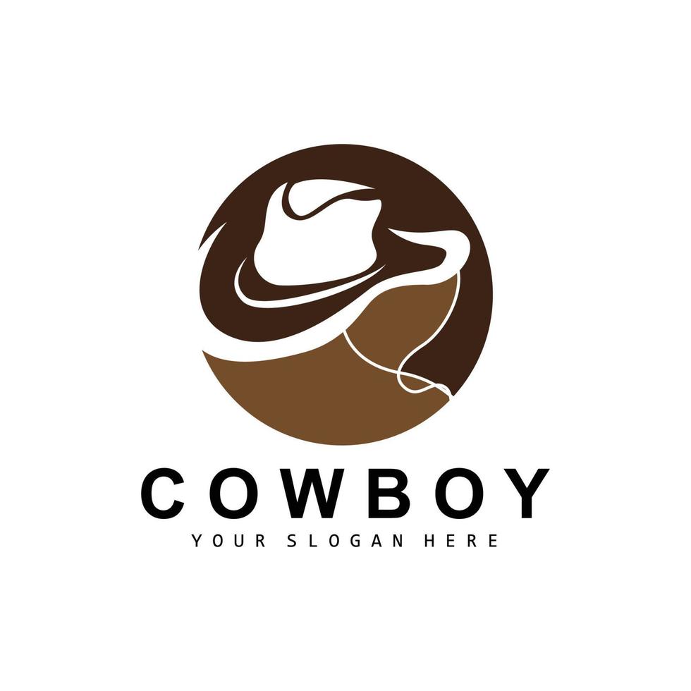 cowboy hatt logotyp, texas cowboy design, Västra Land sheriff hatt vektor, silhuett ikon vektor