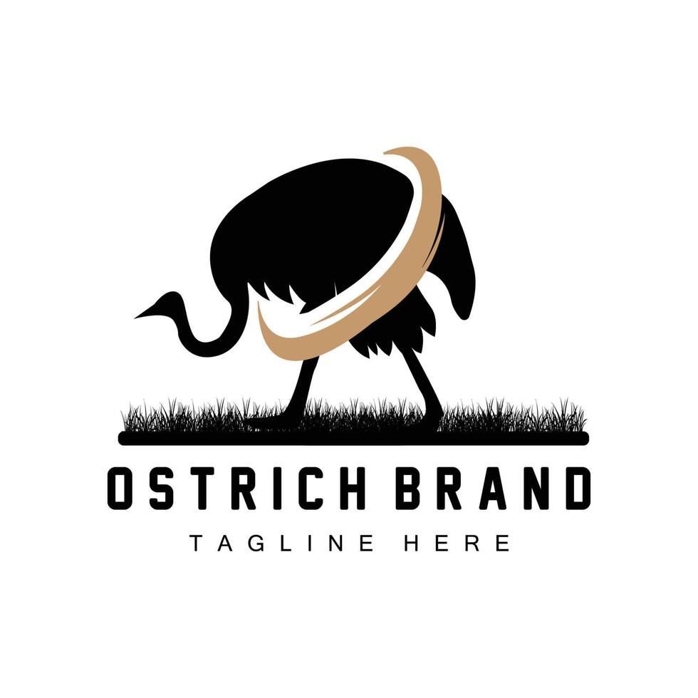 struts logotyp design, öken- djur- illustration, levande i de skog, vektor kamel varumärke produkt