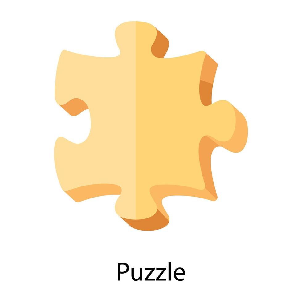 trendige Puzzle-Konzepte vektor