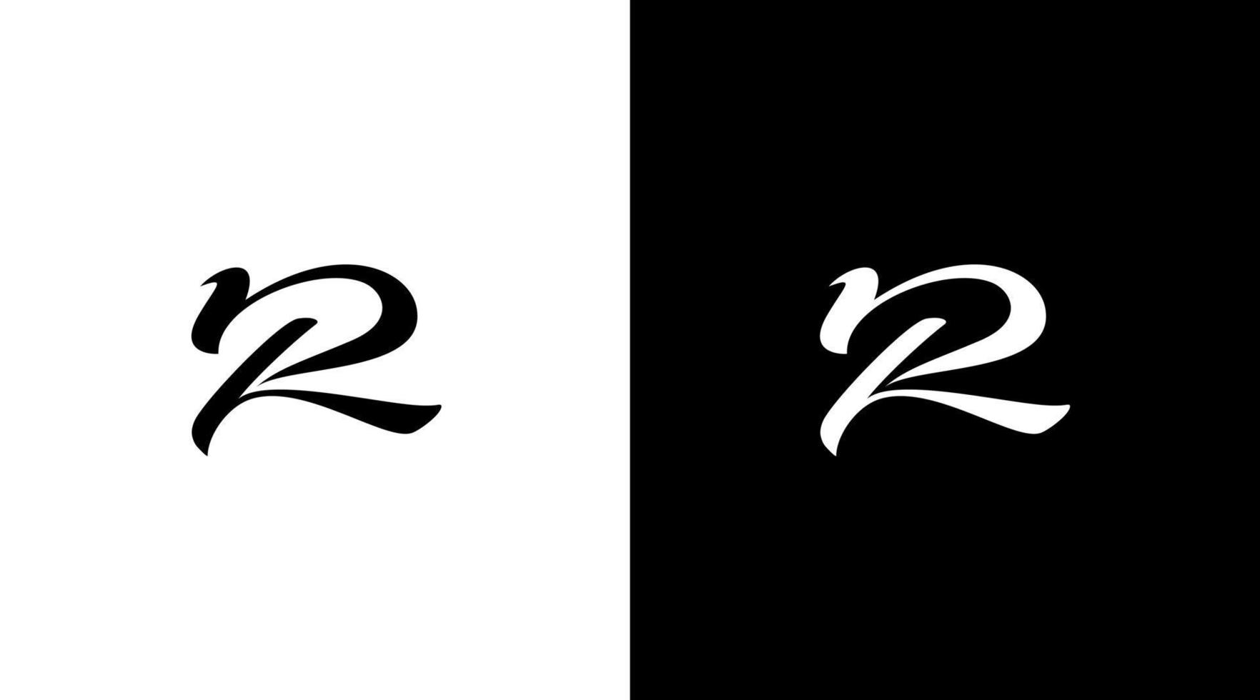 Brief r Logo Luxus Vektor Monogramm Symbol Stil Design Vorlage