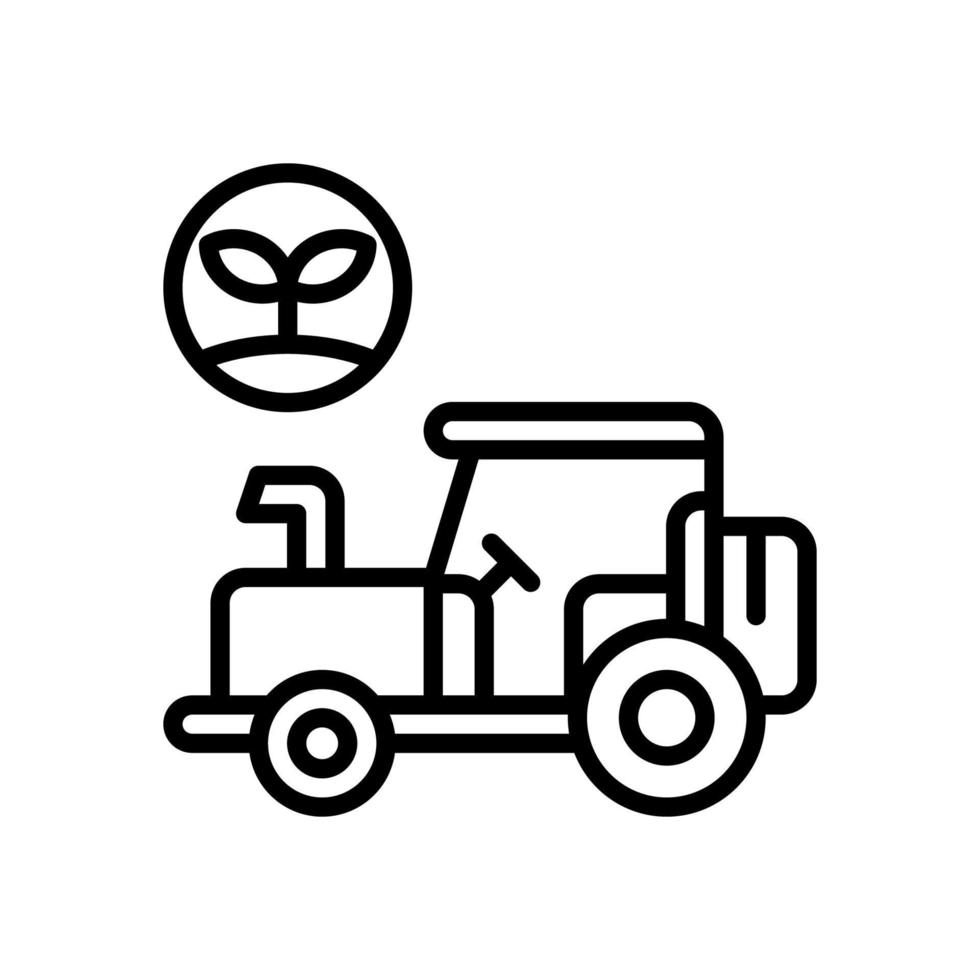 traktor ikon för din hemsida design, logotyp, app, ui. vektor