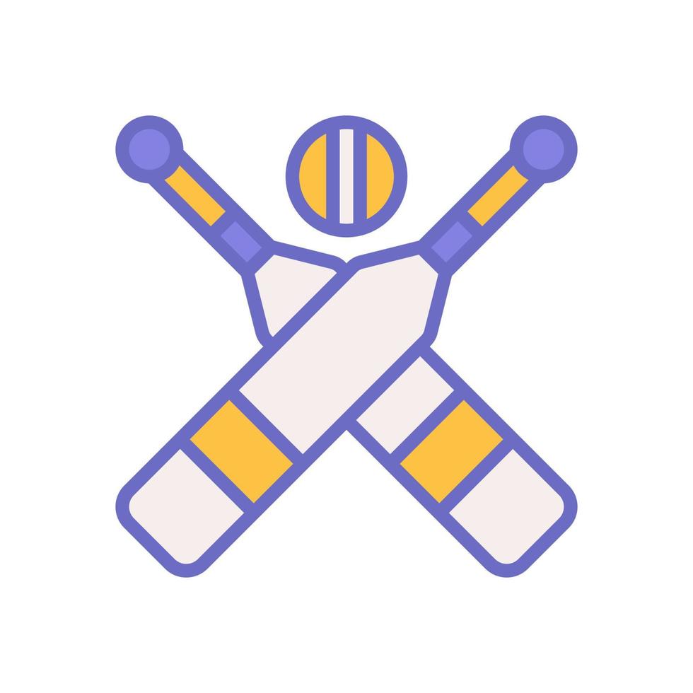 Kricket Symbol zum Ihre Webseite Design, Logo, Anwendung, ui. vektor