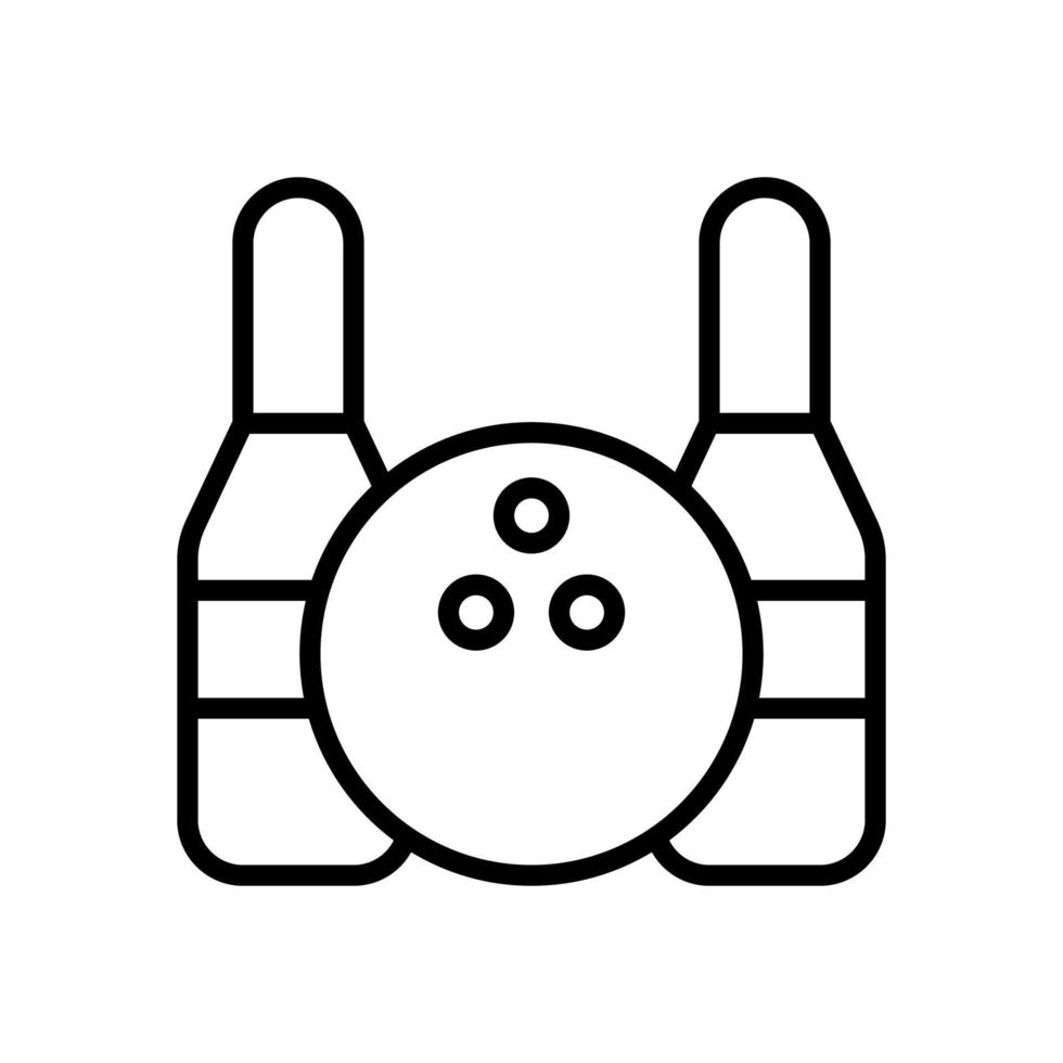 Bowling Symbol zum Ihre Webseite Design, Logo, Anwendung, ui. vektor