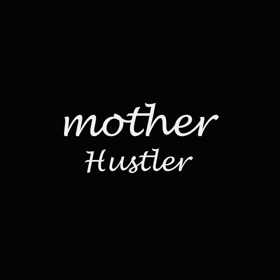 Mutter-T-Shirt-Design vektor