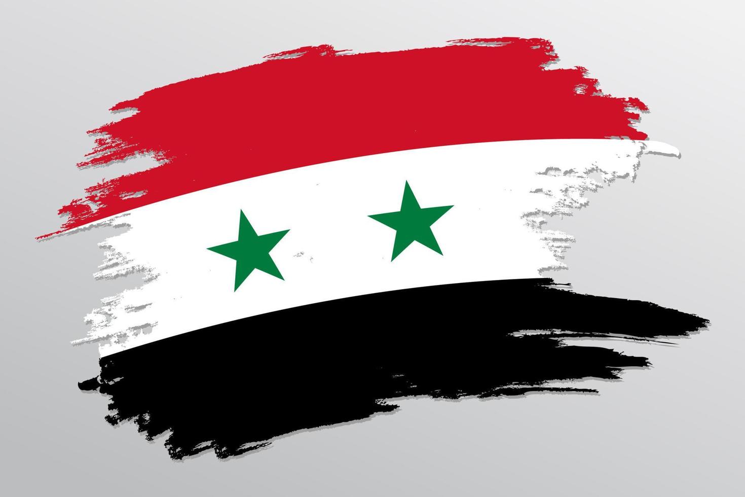 Syrien Flagge Illustration im Vektor Design