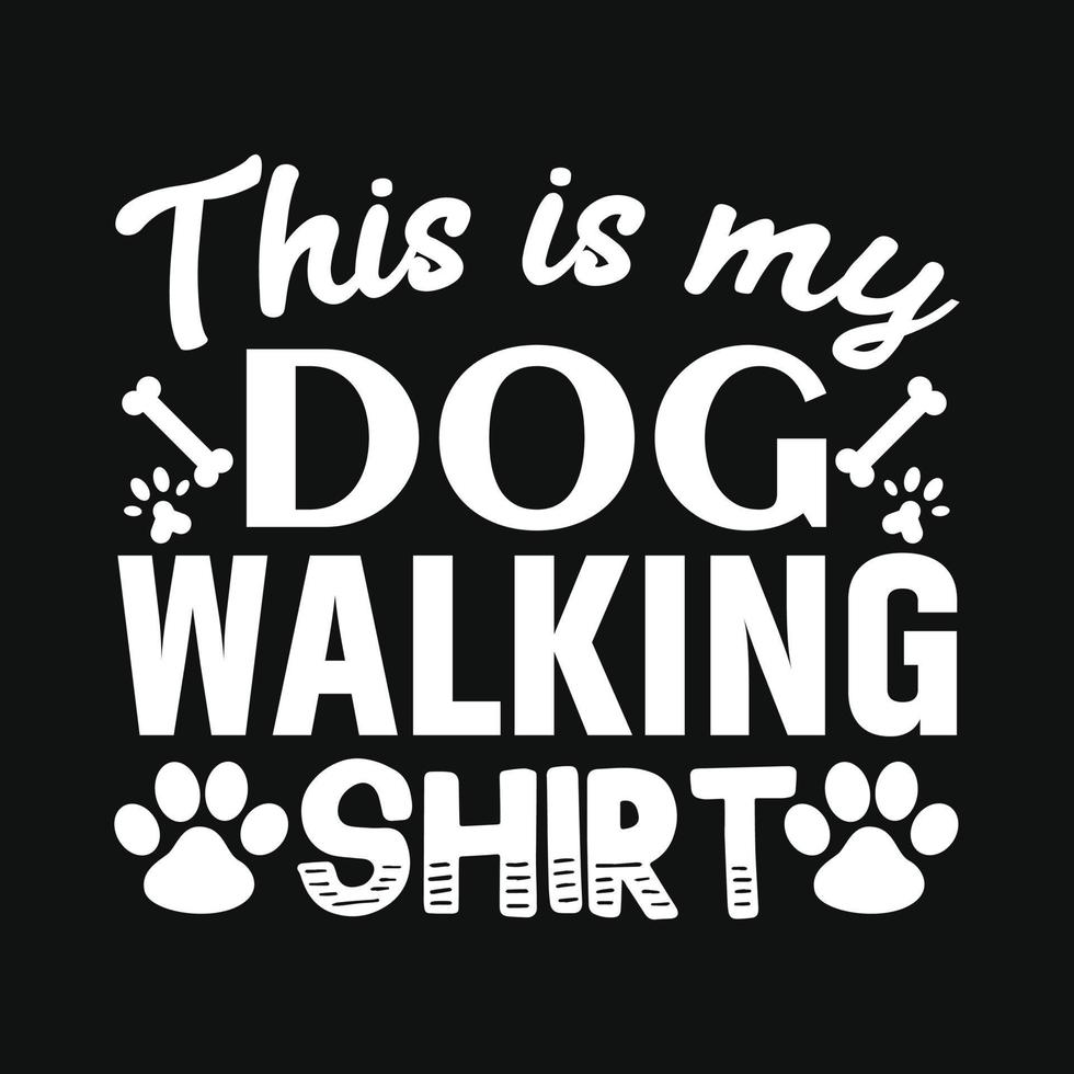 Hunde-T-Shirt-Design vektor