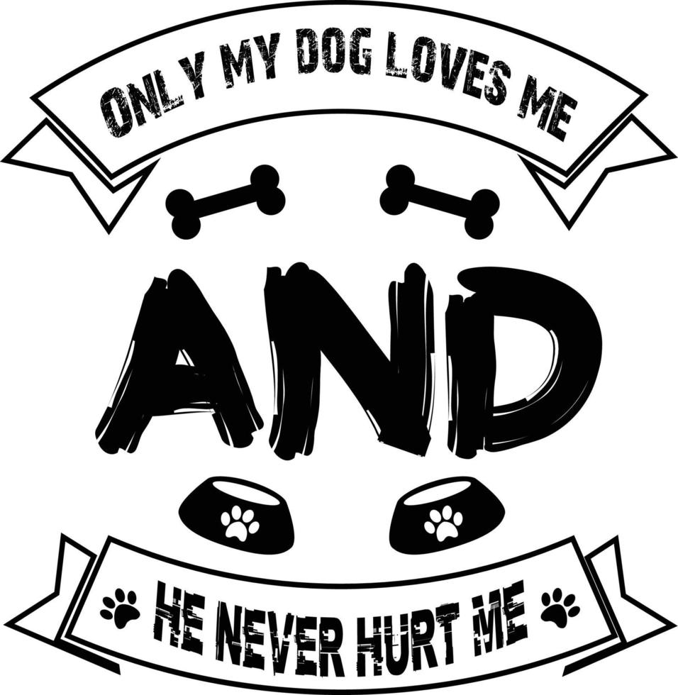 hund t-shirt design vektor