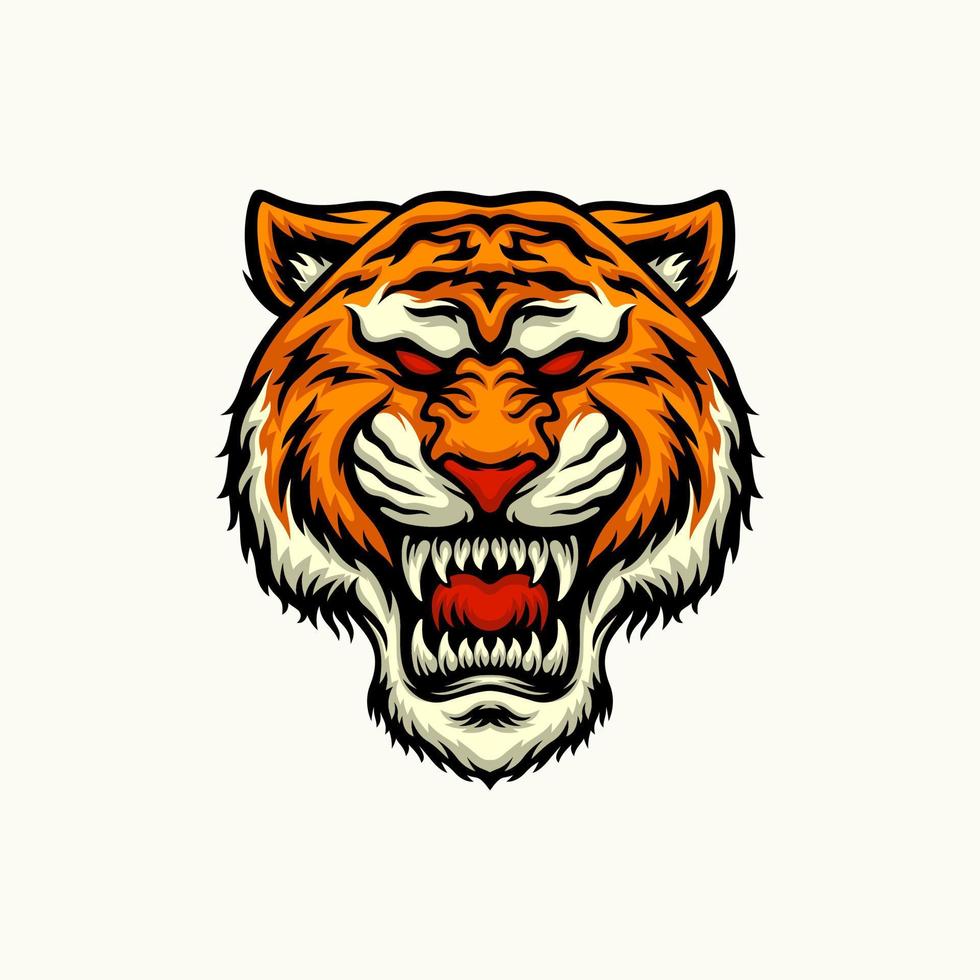 Tiger Sport Logo Vektor Illustration