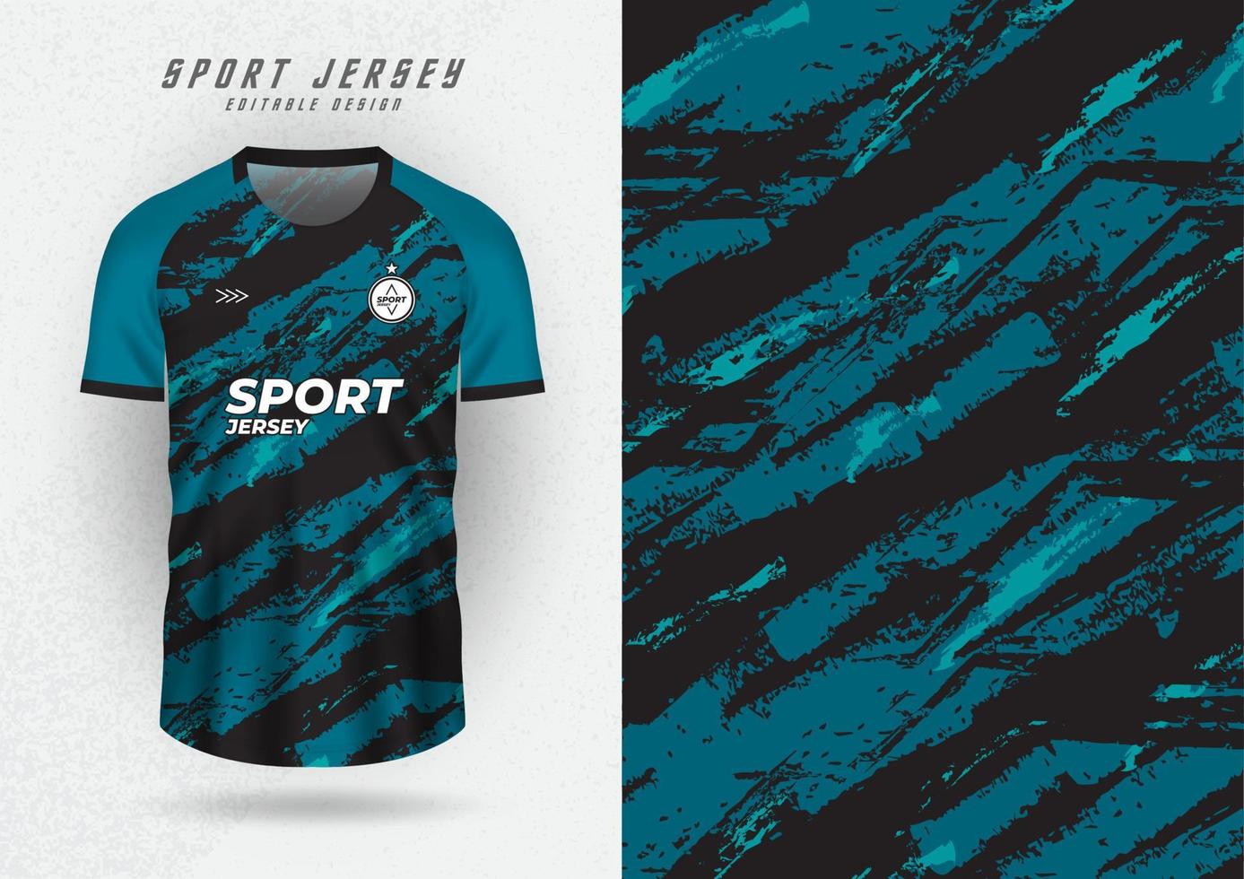 Hintergrund zum Sport Jersey, Fußball Jersey, Laufen Jersey, Rennen Jersey, Blau und schwarz Muster. vektor
