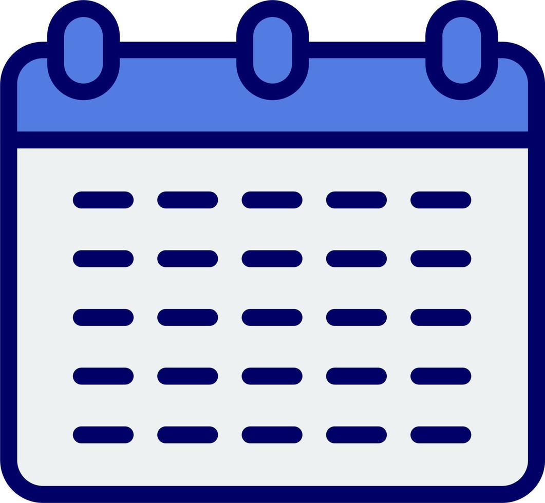 monatlich Kalender Vektor Symbol