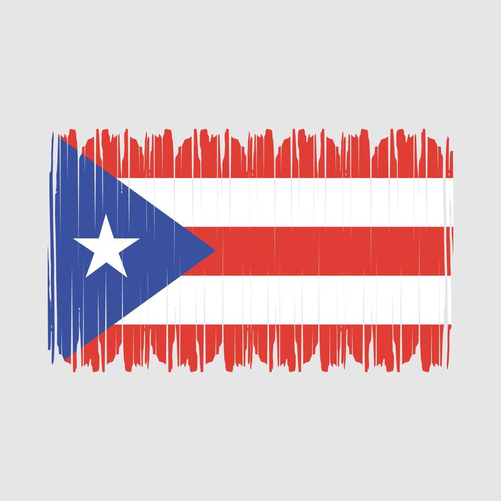 puerto rico Flagge Vektor