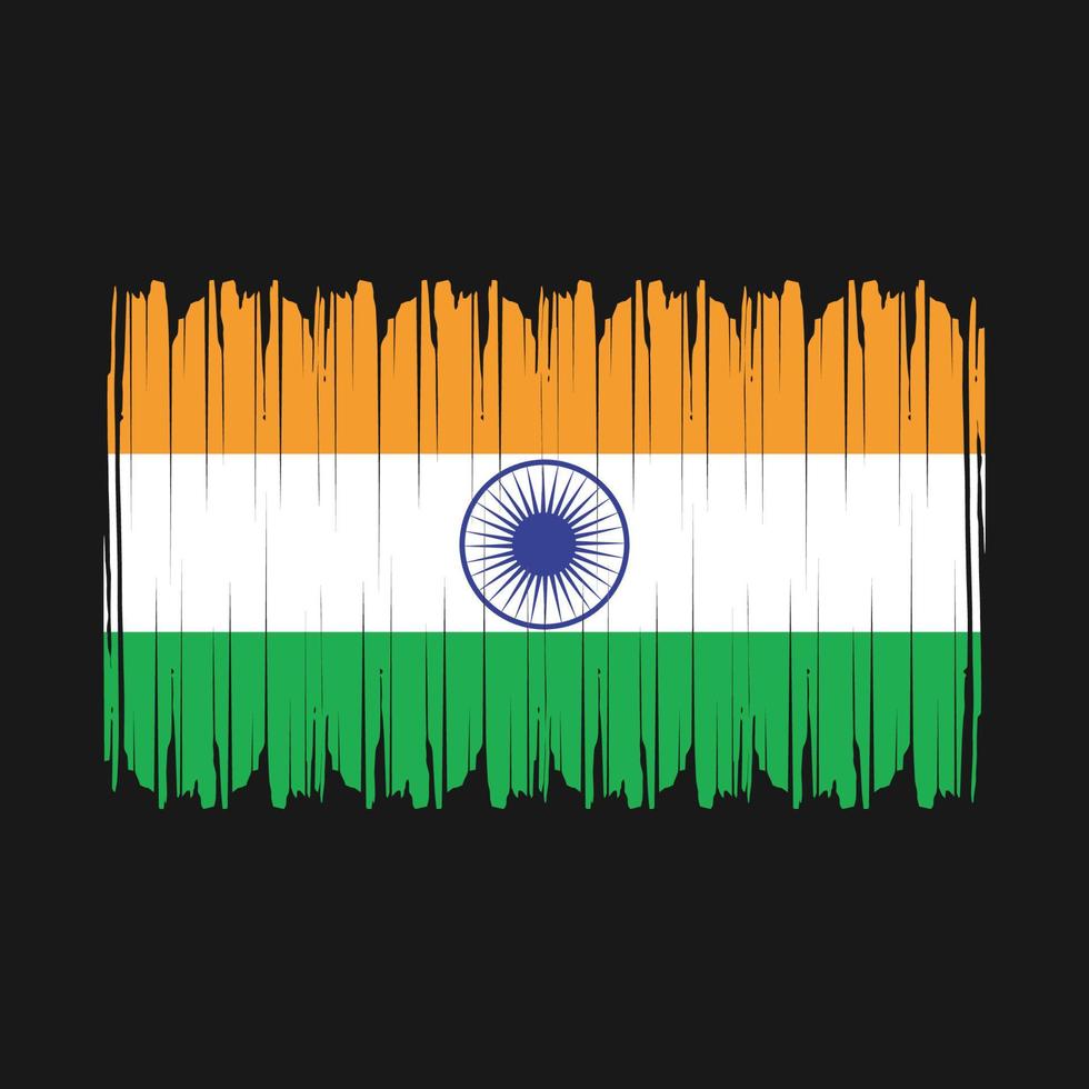 Indien Flagge Vektor