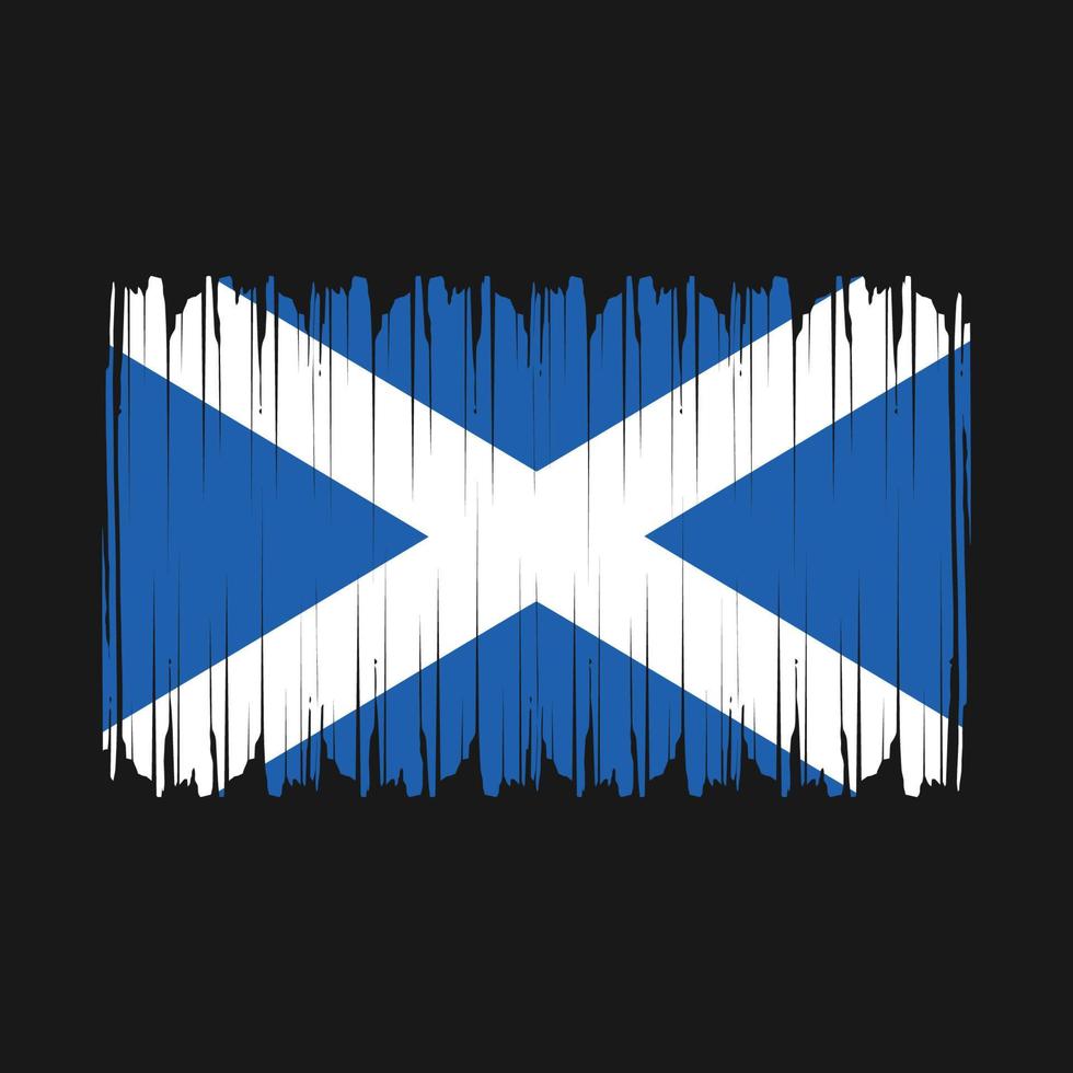 schottland flagge vektor