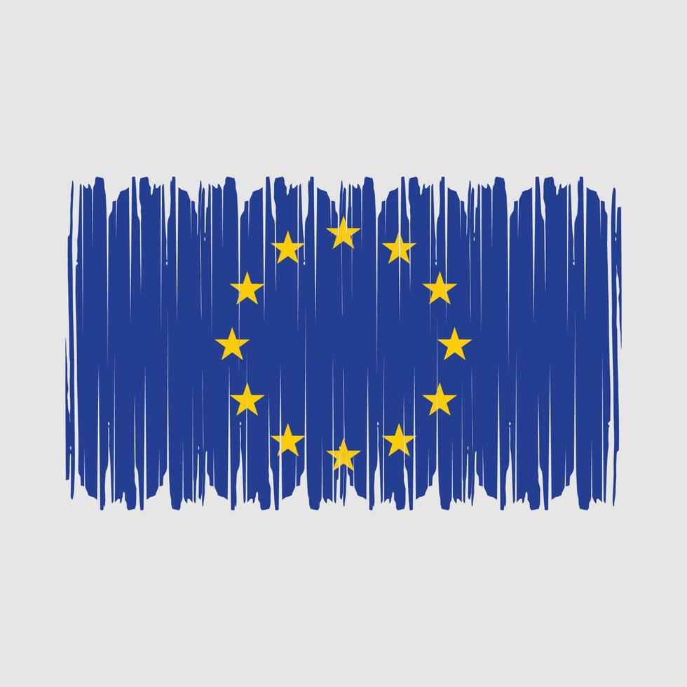 europeisk flagga vektor