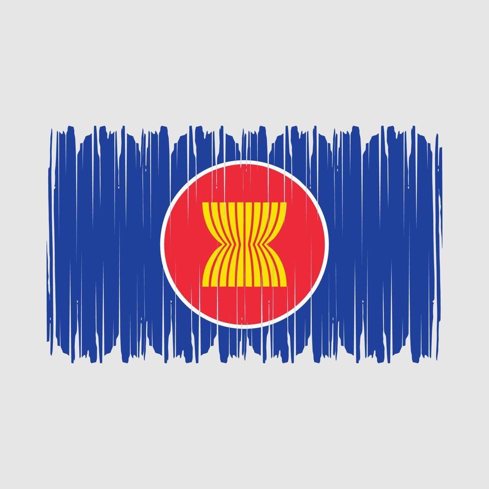 asean flagga vektor