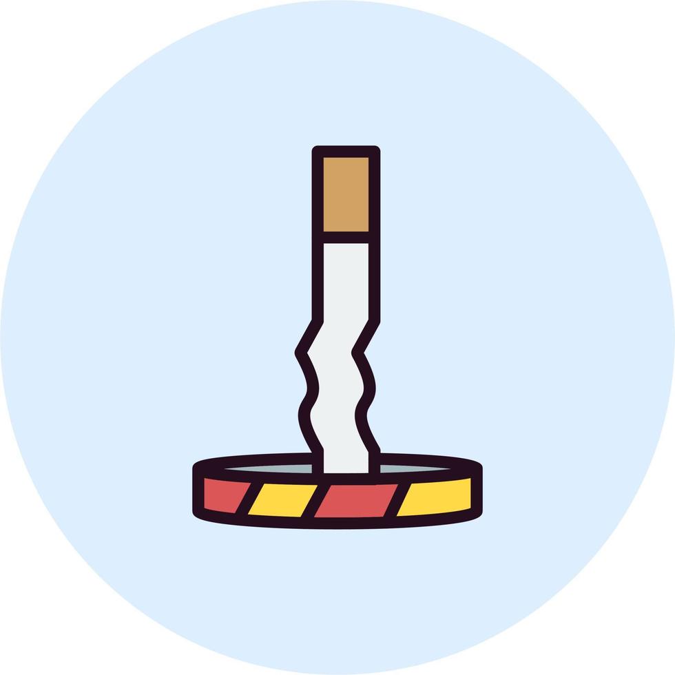 Zigarette Hintern Vektor Symbol