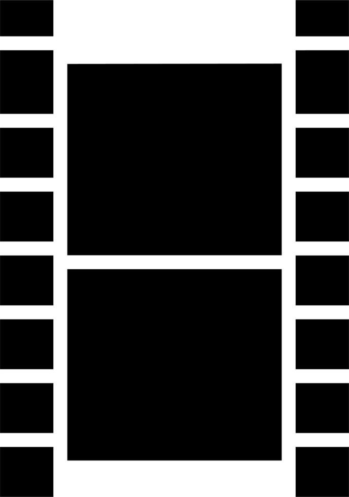 Filmstreifen-Vektorsymbol vektor