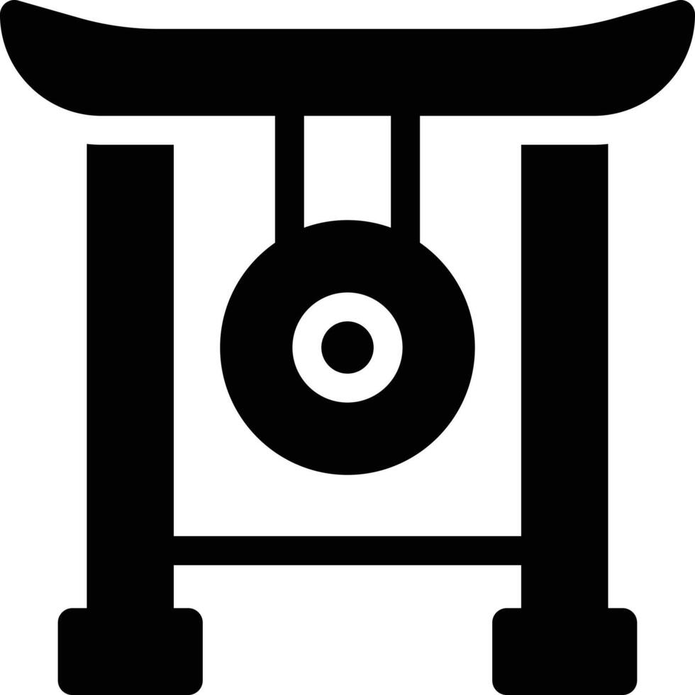 gong musik vektor illustration på en bakgrund.premium kvalitet symbols.vector ikoner för begrepp och grafisk design.