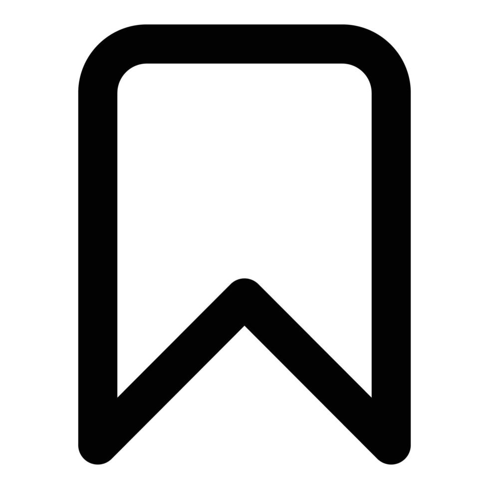 Lesezeichen Symbol zum Netz ui Design vektor