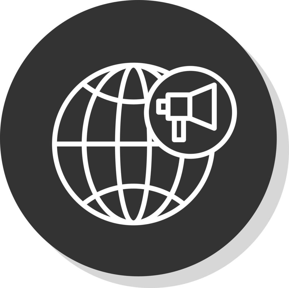 global marknadsföring vektor ikon design