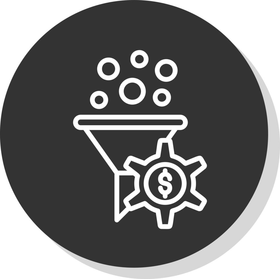 Konversionsraten-Optimierungsvektor-Icon-Design vektor