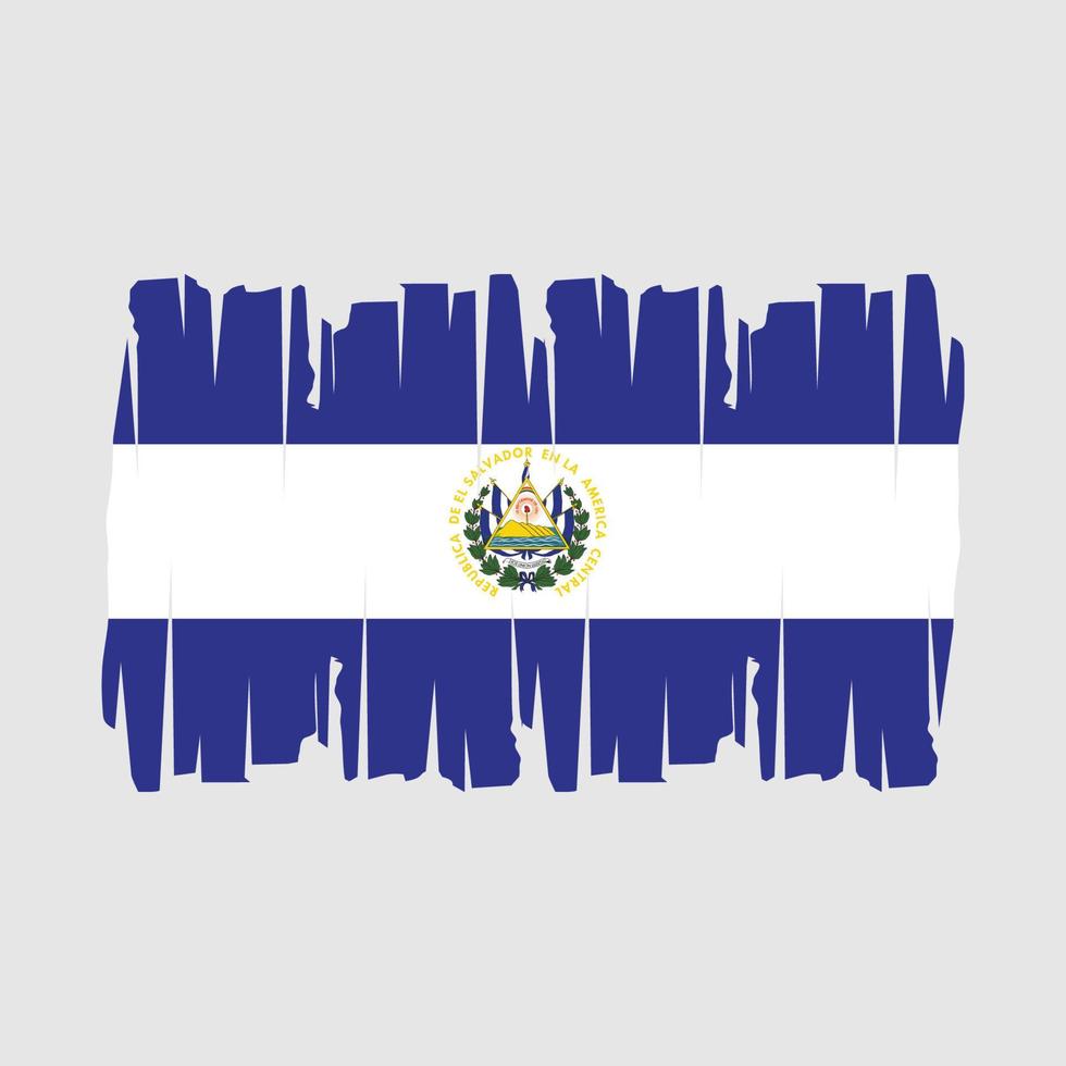 el Salvador Flagge Vektor Illustration