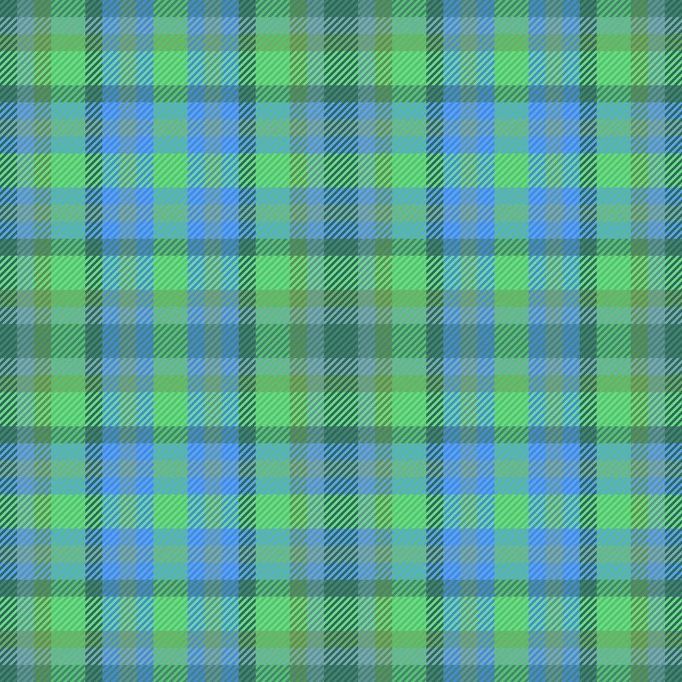 Textur prüfen Stoff. Vektor Plaid Hintergrund. Tartan nahtlos Textil- Muster.