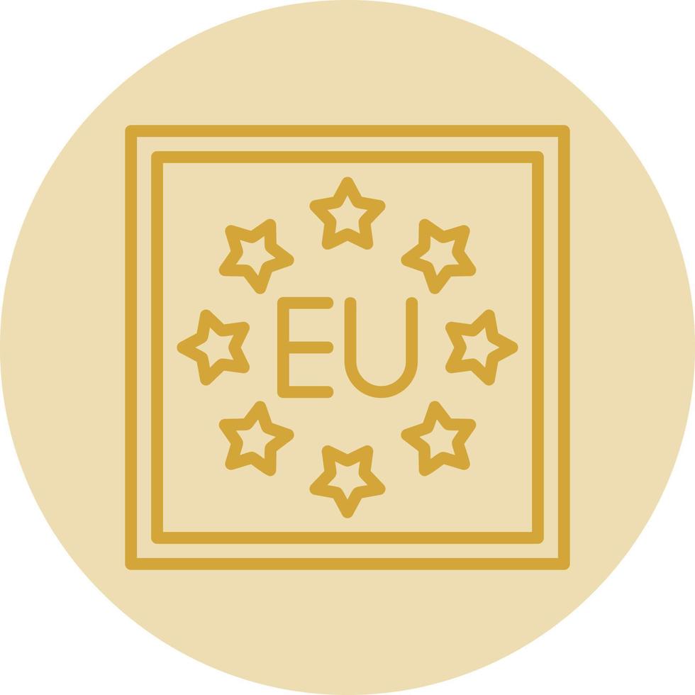 eu-Vektor-Icon-Design vektor