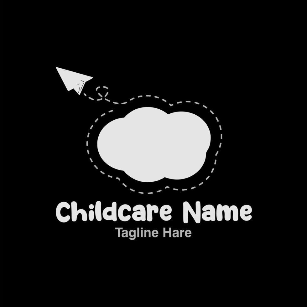 Kinderbetreuung Logo Symbol Design Vorlage Element. Logos Konzept. Kinderbetreuung Logo Symbol. Vektor Vorlage.