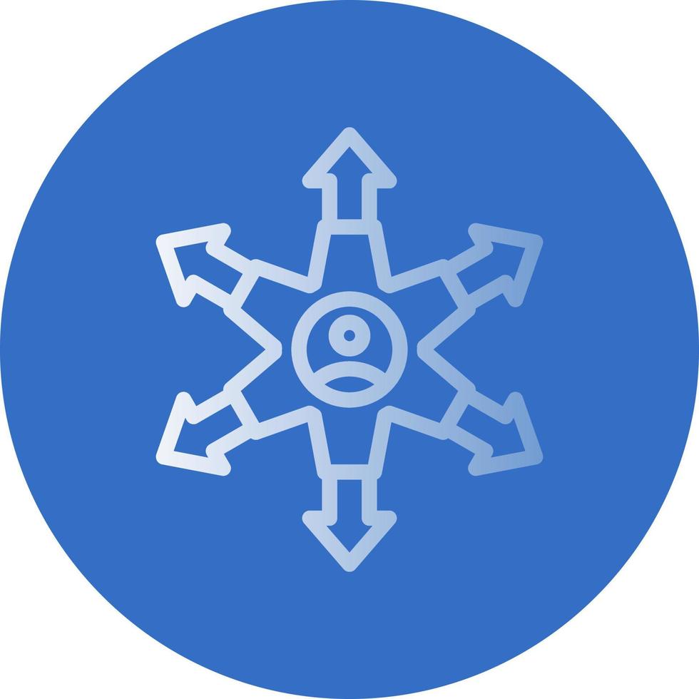 Verteilungsvektor-Icon-Design vektor