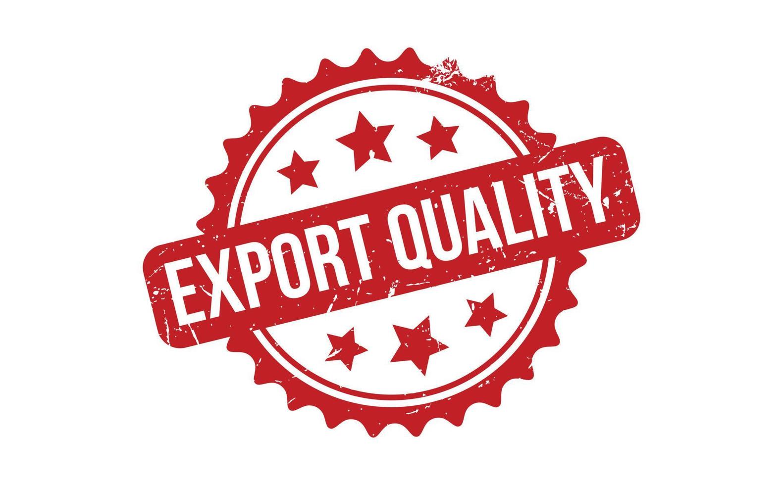 exportera kvalitet sudd stämpel. röd exportera kvalitet sudd grunge stämpel täta vektor illustration - vektor