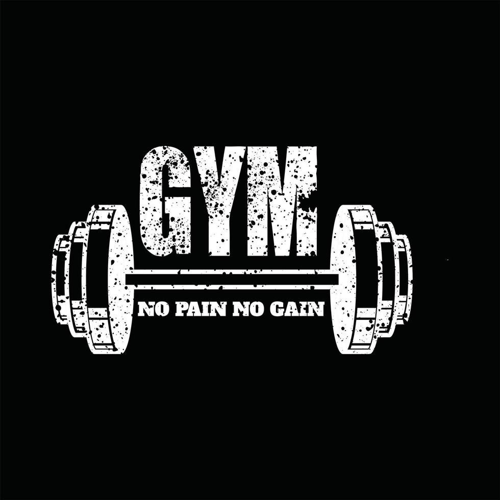 gym t-shirt design vektor