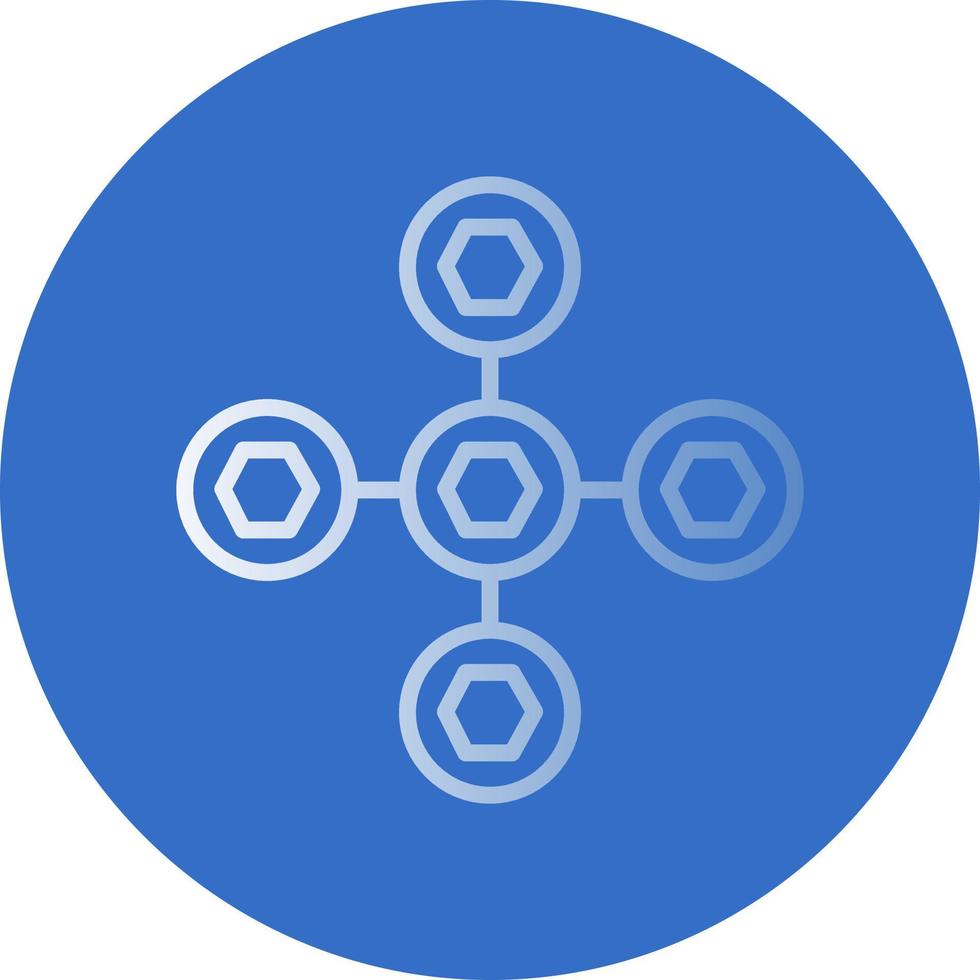 Design von Vektorsymbolen für biomolekulare Wechselwirkungen vektor