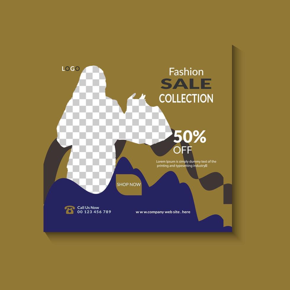 kreativ und sauber Geschäft Mode Verkauf Design Vorlage vektor
