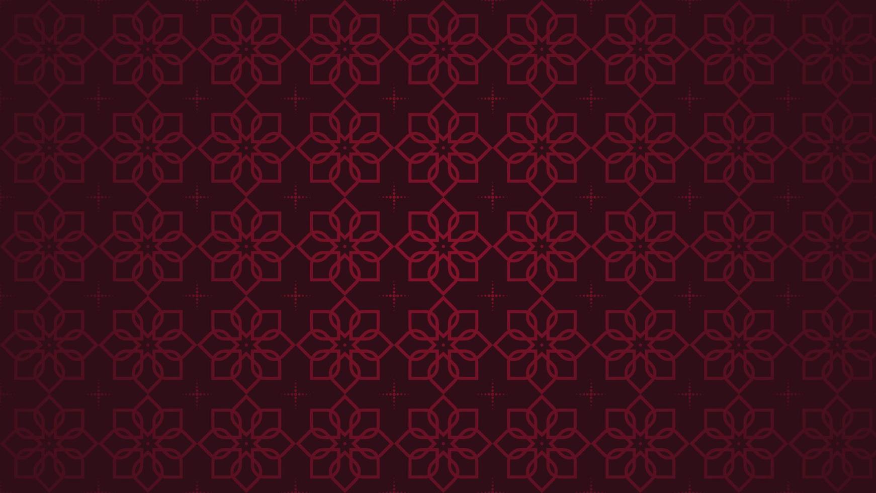 sömlös islamic röd mönster bakgrund vektor
