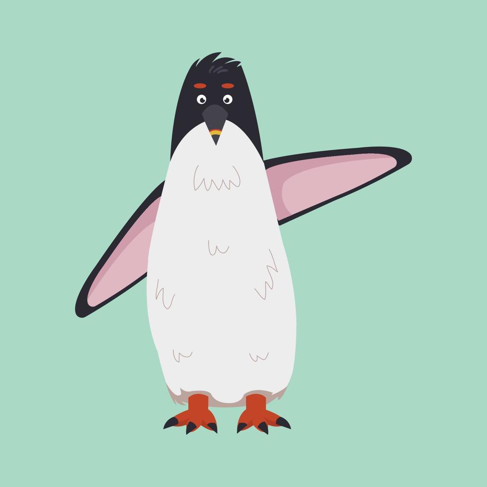 Adelia Pinguin Tier Illustration vektor